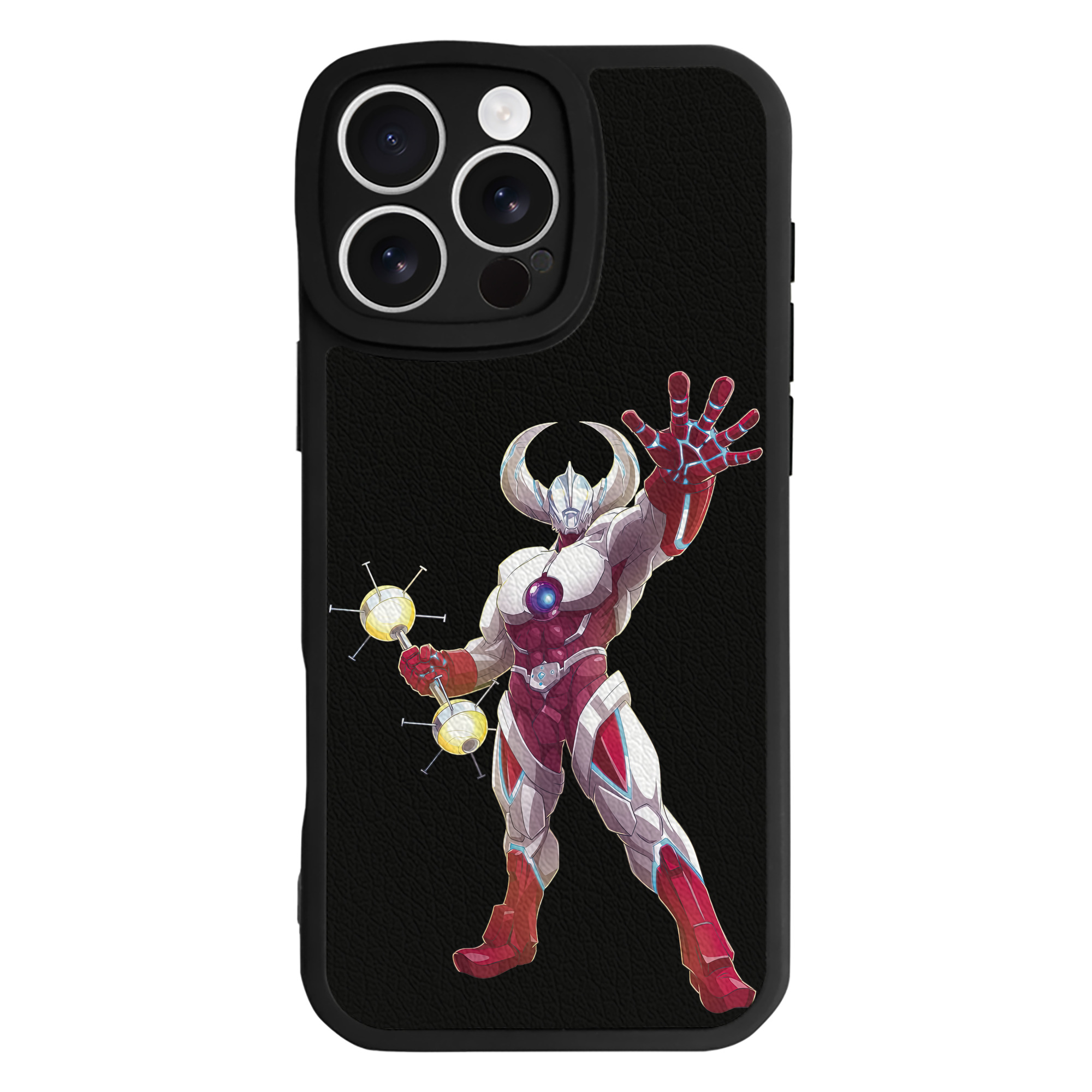 （画像用） ウルトラマン Ultraman 【iPhone 16シリーズ対応】シリコンスマホケース（レザー調） 材質：シリコン